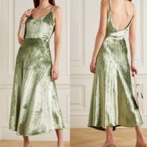 Vince velvet slip dress
